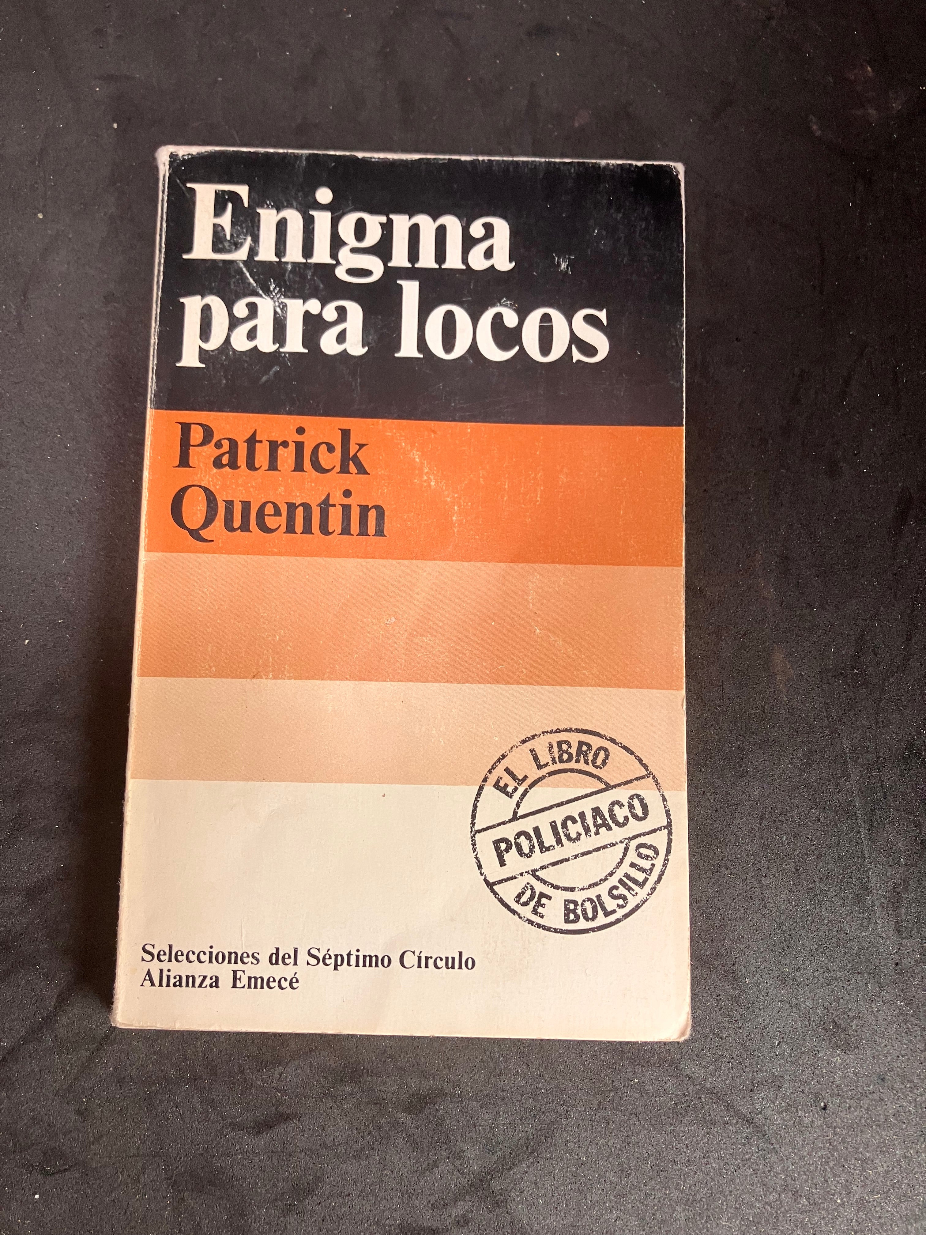 Lot de 4 romans policiers vintage – El Libro Policiaco de Bolsillo (Alianza / Emecé, 1976–1977)