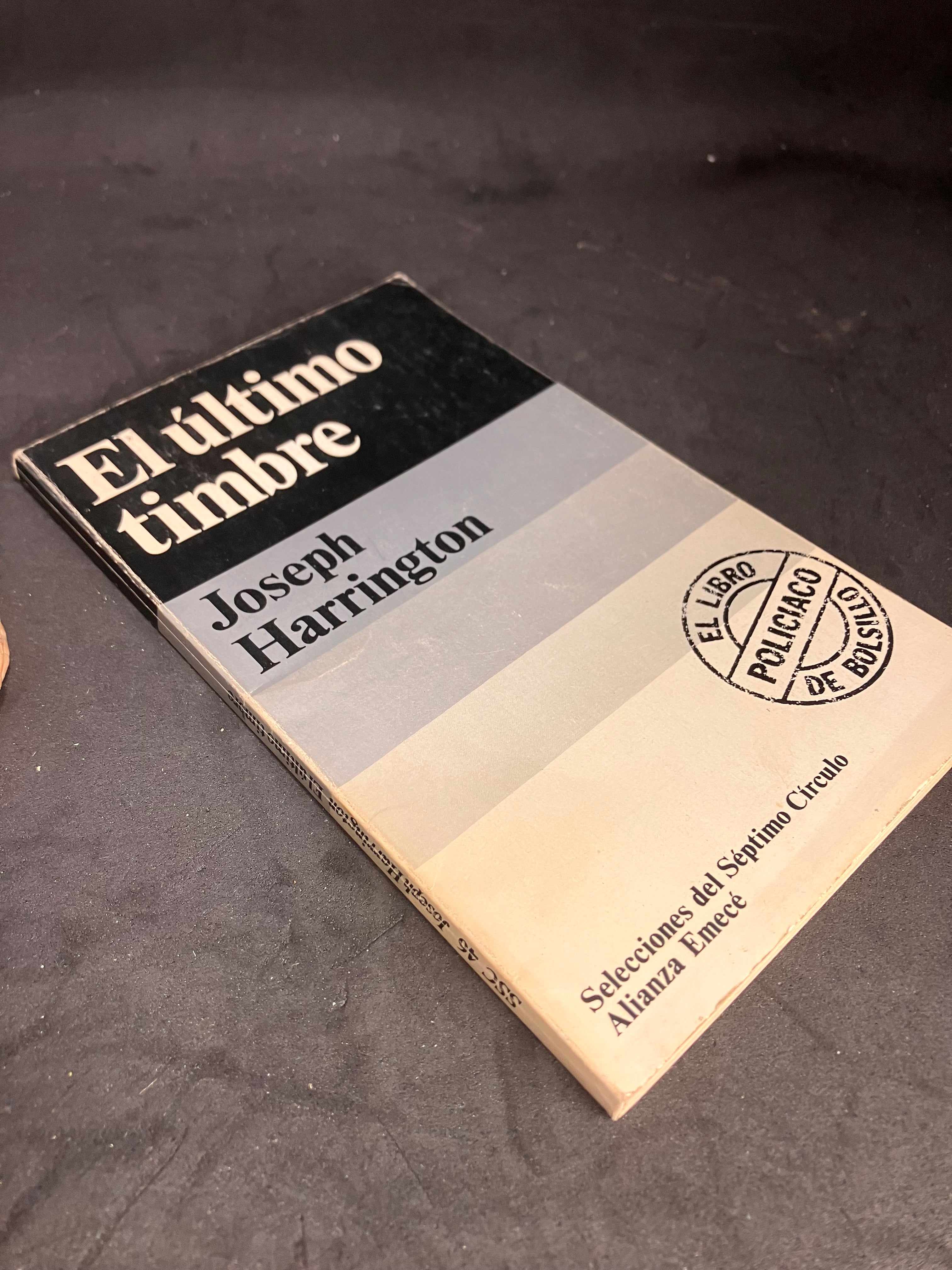 Lot de 4 romans policiers vintage – El Libro Policiaco de Bolsillo (Alianza / Emecé, 1976–1977)