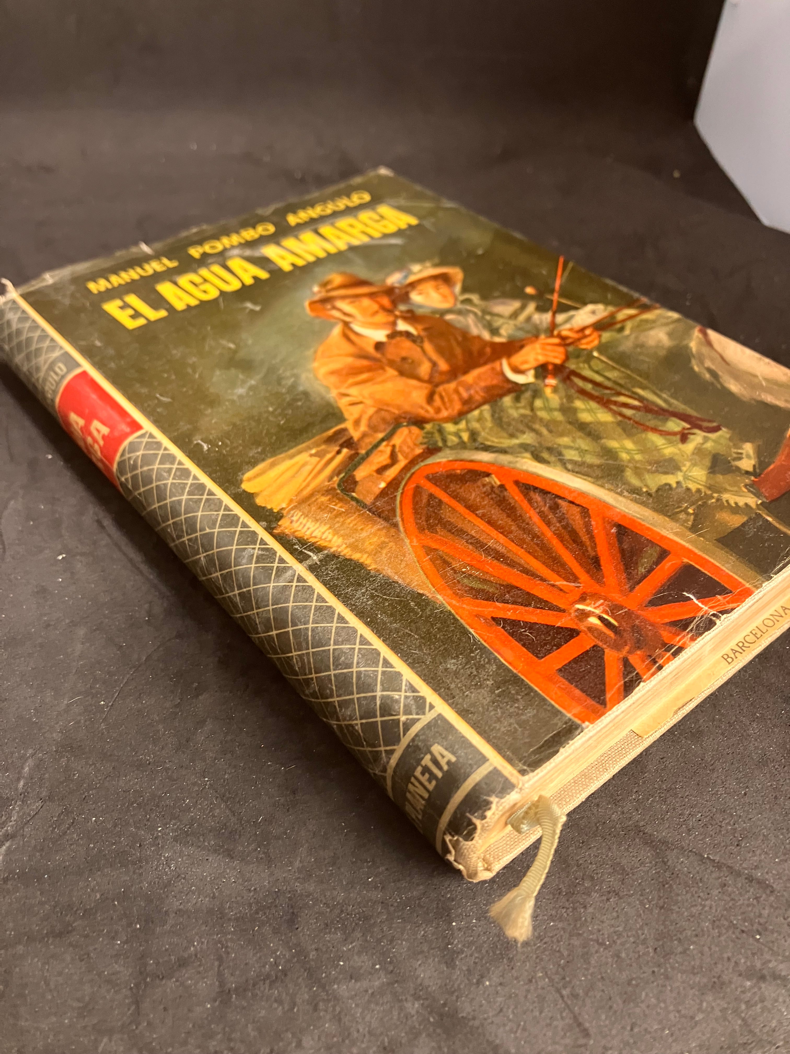 Manuel Pombo Angulo – El agua amarga (1ʳᵉ édition, 1952 – jaquette originale)