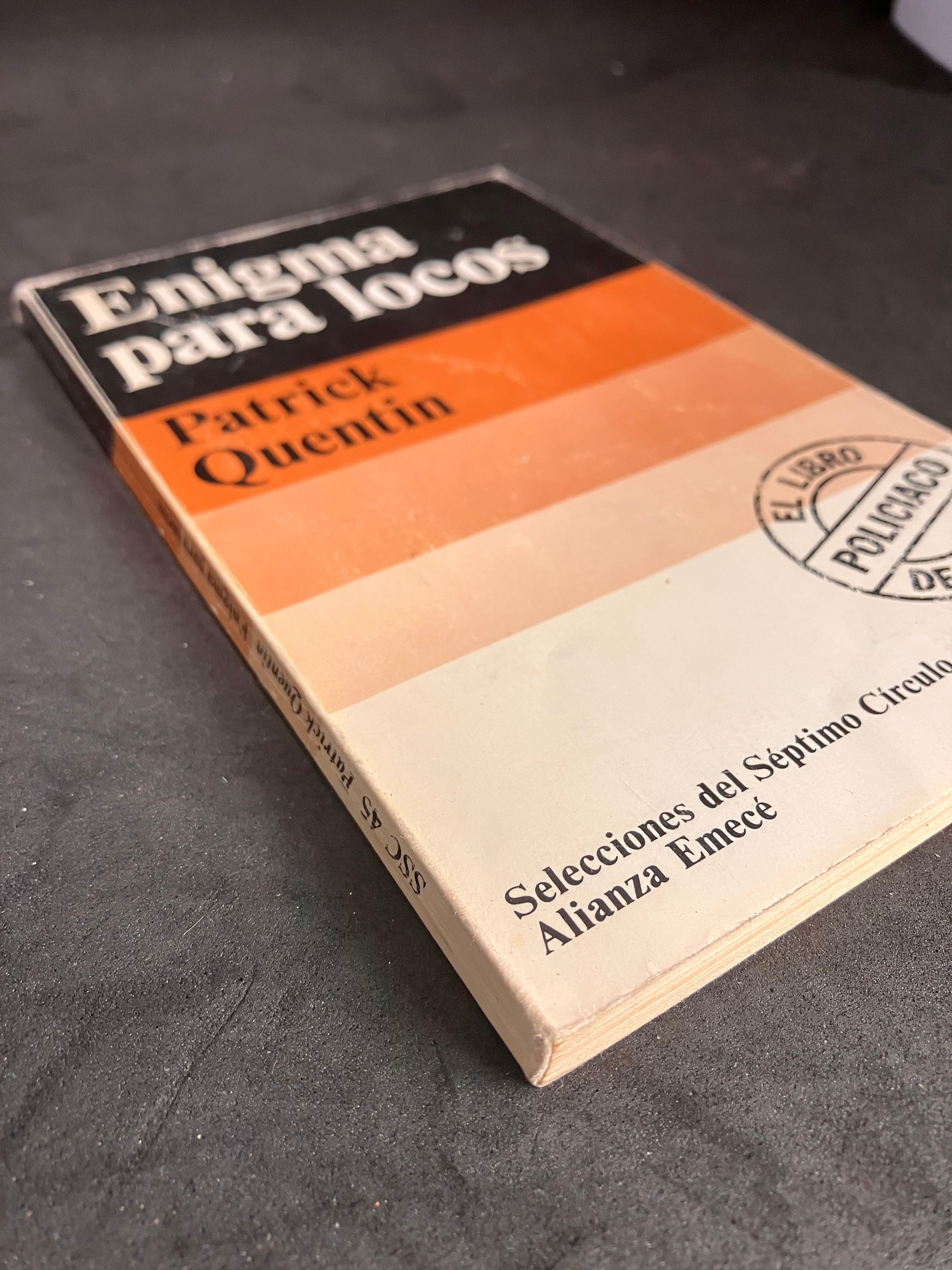 Lot de 4 romans policiers vintage – El Libro Policiaco de Bolsillo (Alianza / Emecé, 1976–1977)
