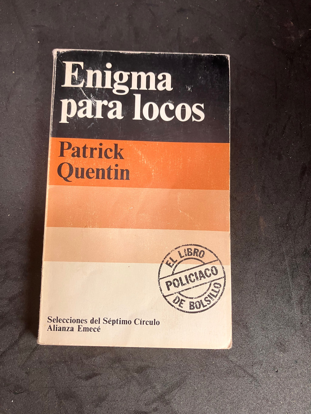 Lot de 4 romans policiers vintage – El Libro Policiaco de Bolsillo (Alianza / Emecé, 1976–1977)