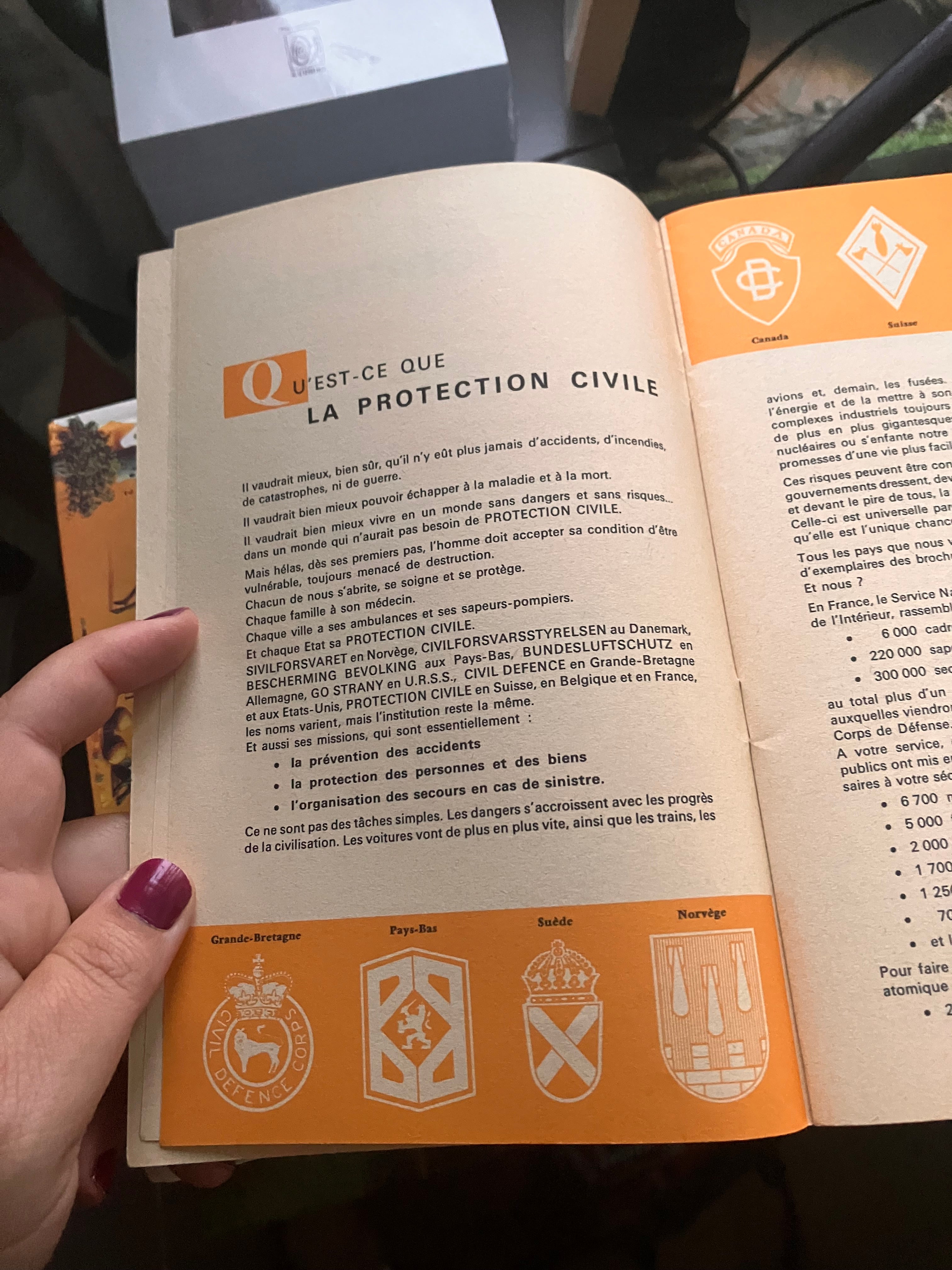 Savoir pour Vivre – Manuel de Protection Civile (Ministère de l’Intérieur, années 1960)