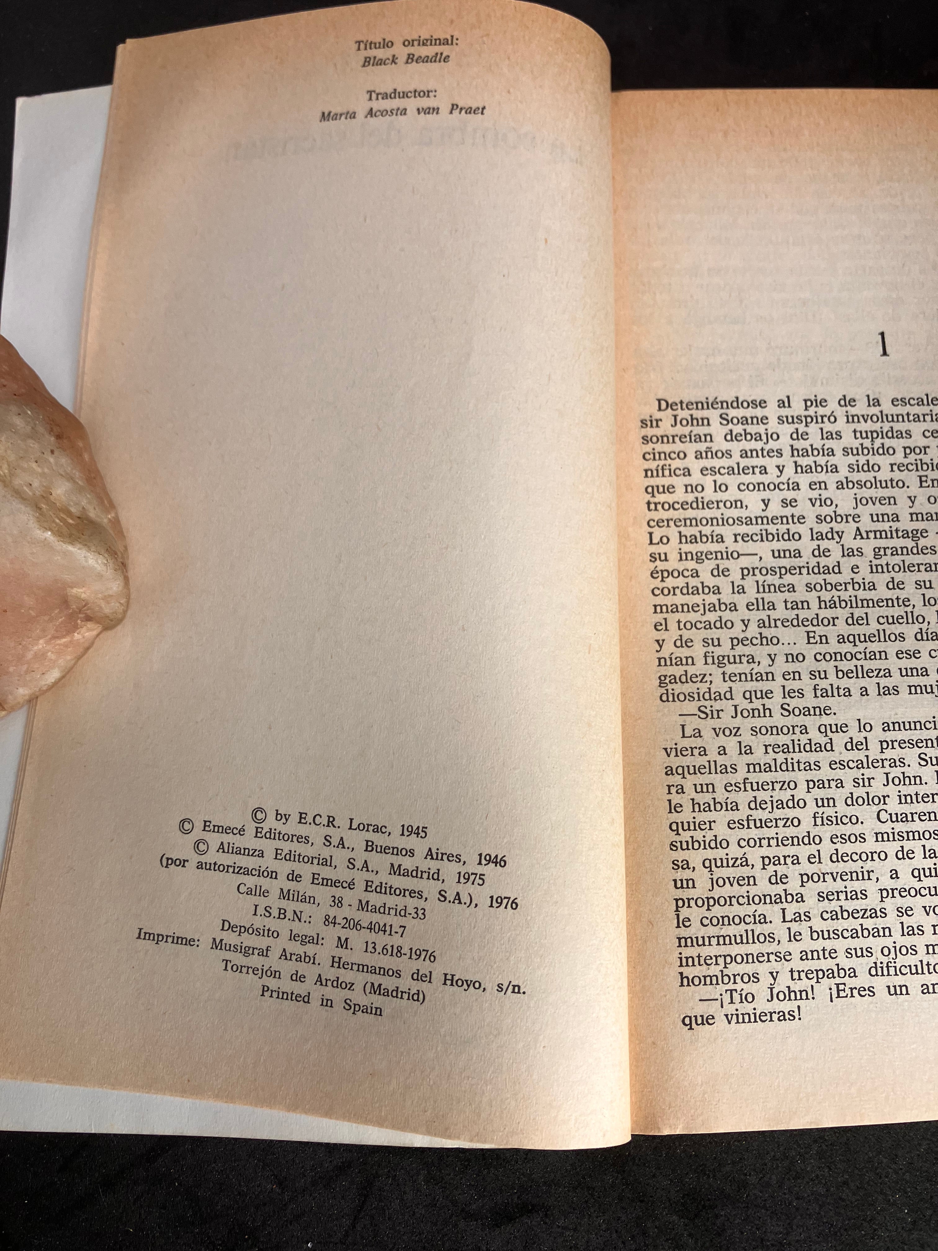 Días de Angustia – E.C.R. Lorac (Tiempo Collection, édition sponsorisée Long John, 1976)
