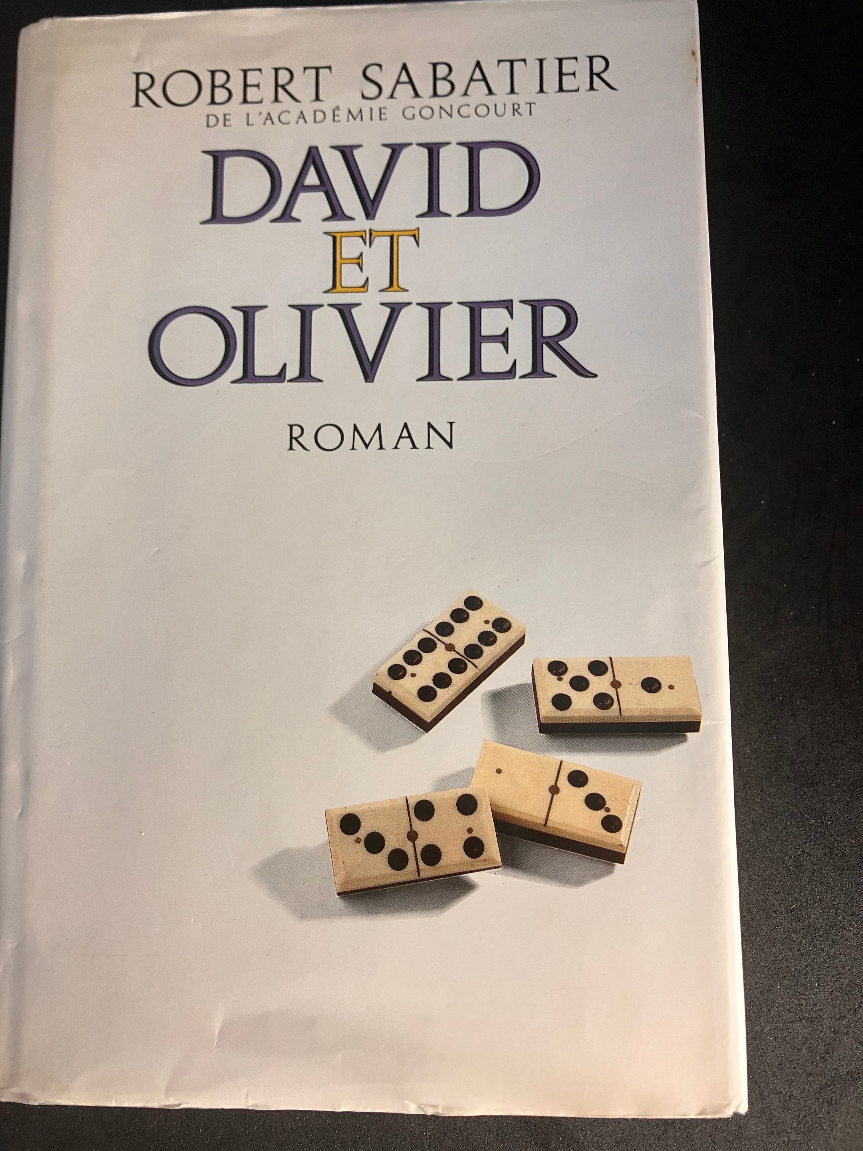 David et Olivier – Robert Sabatier (Éd. Albin Michel, 1986)