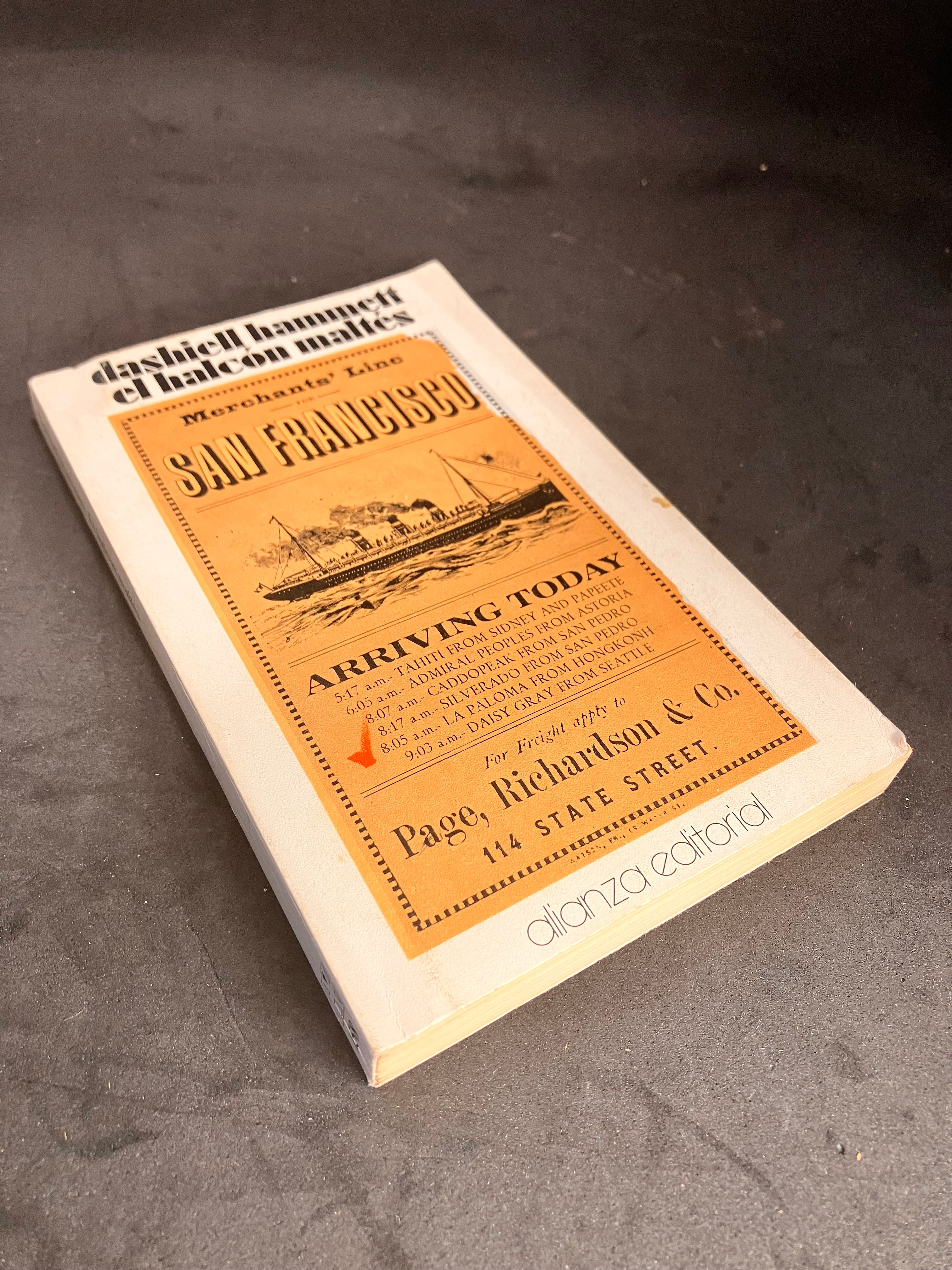 El halcón maltés – Dashiell Hammett (Alianza Editorial, El Libro de Bolsillo, 1978)