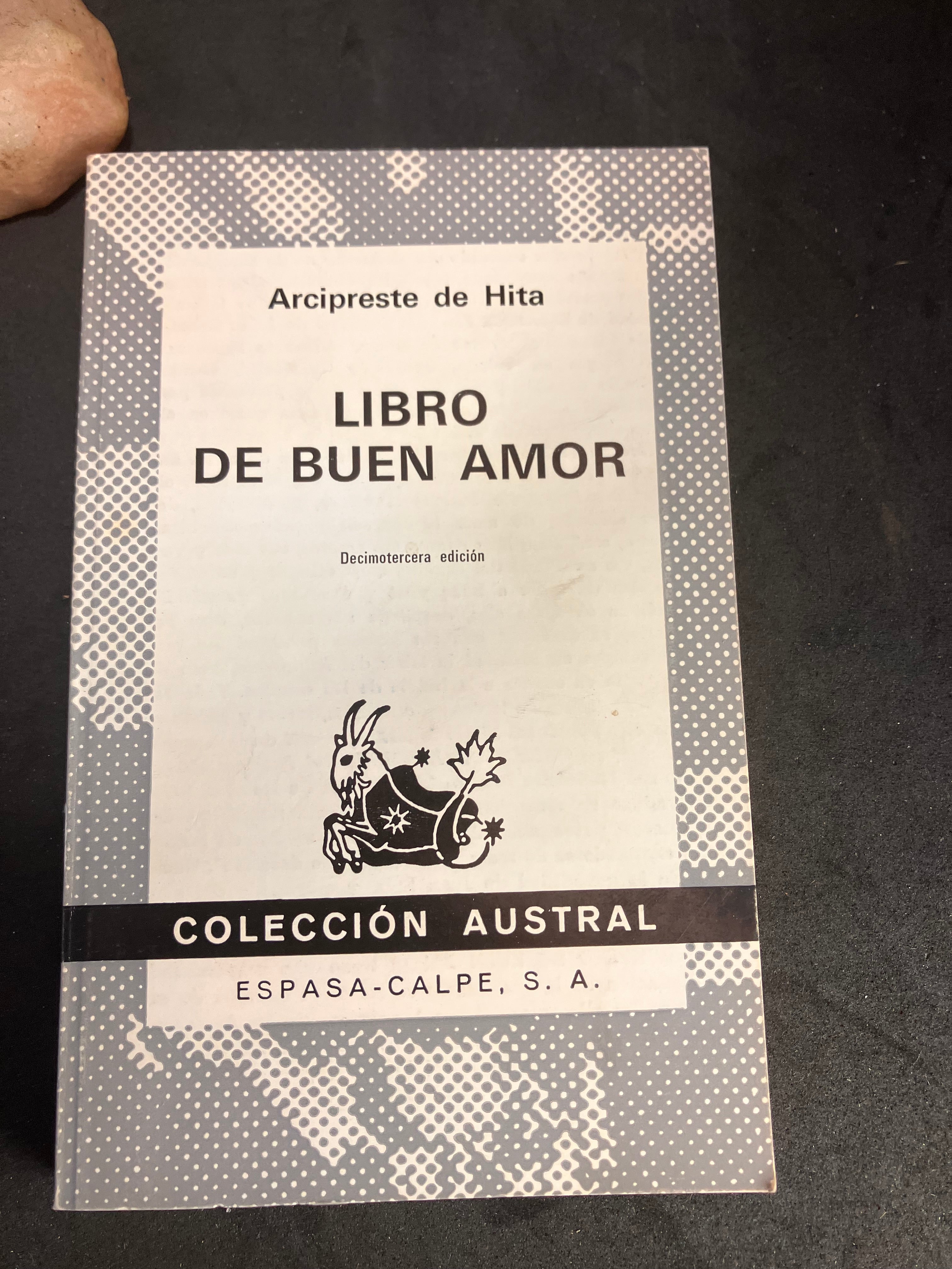Libro de Buen Amor – Arcipreste de Hita (Colección Austral, 1973, 13e édition)