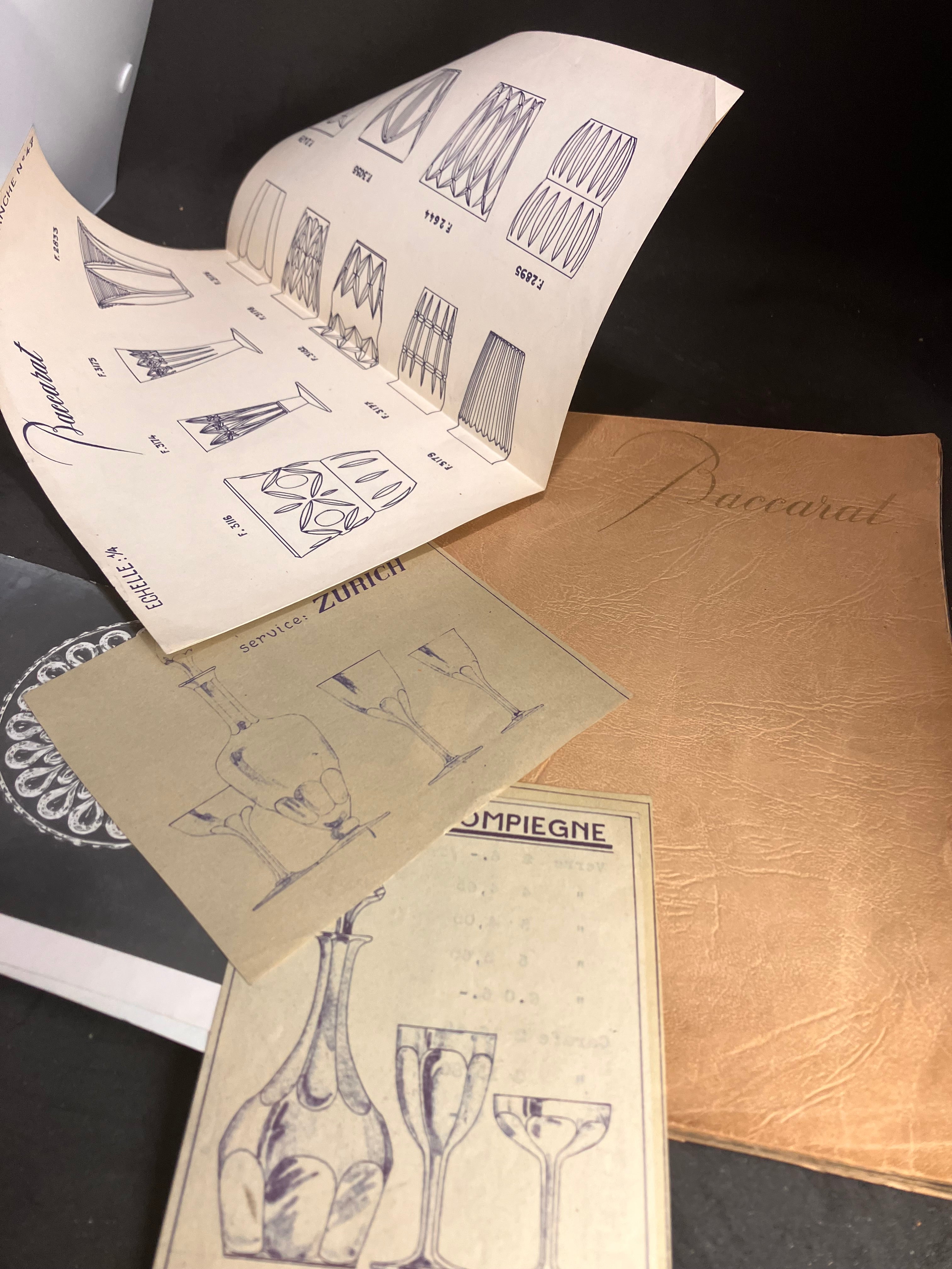 Catalogue Baccarat – Cristalleries de Baccarat – Exposition & Tarifs (1958)