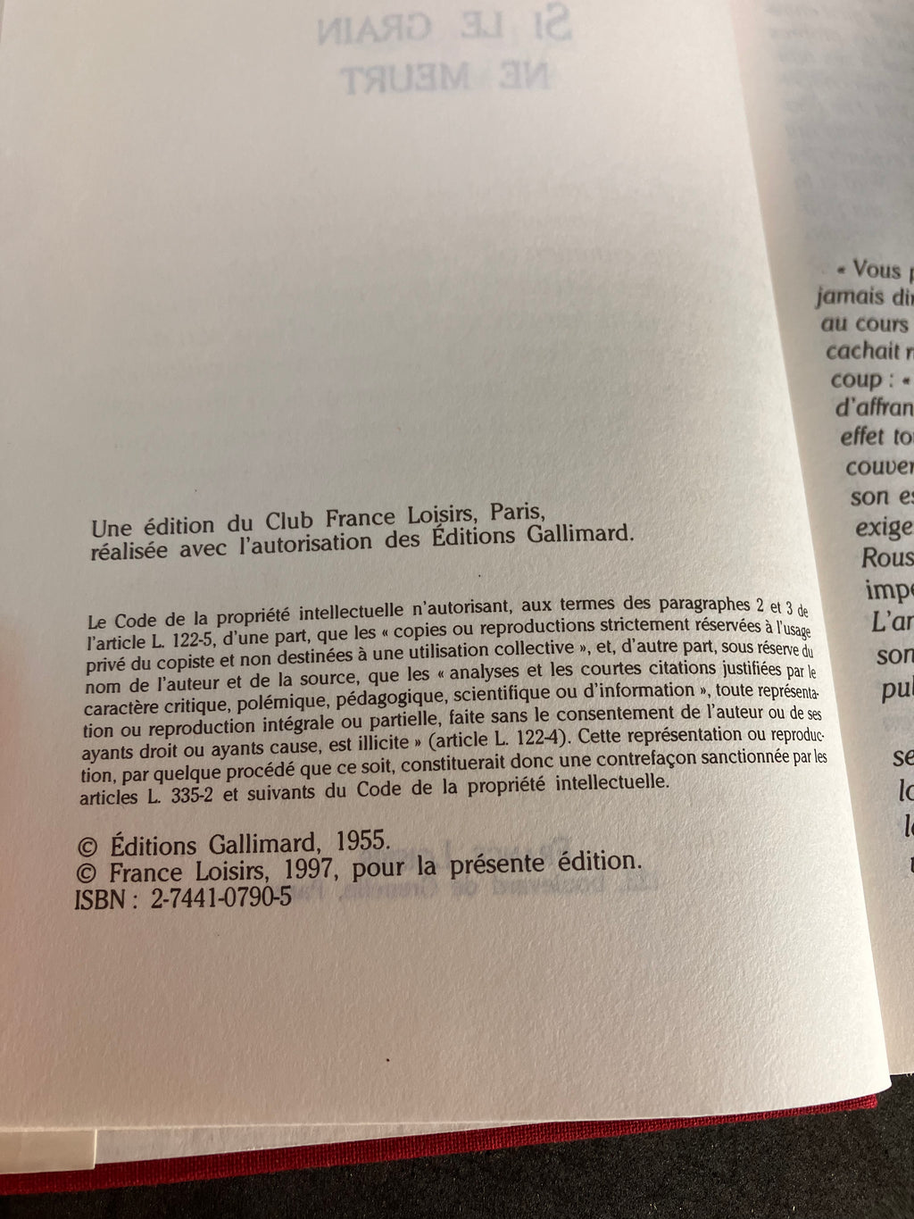 Si le grain ne meurt – André Gide