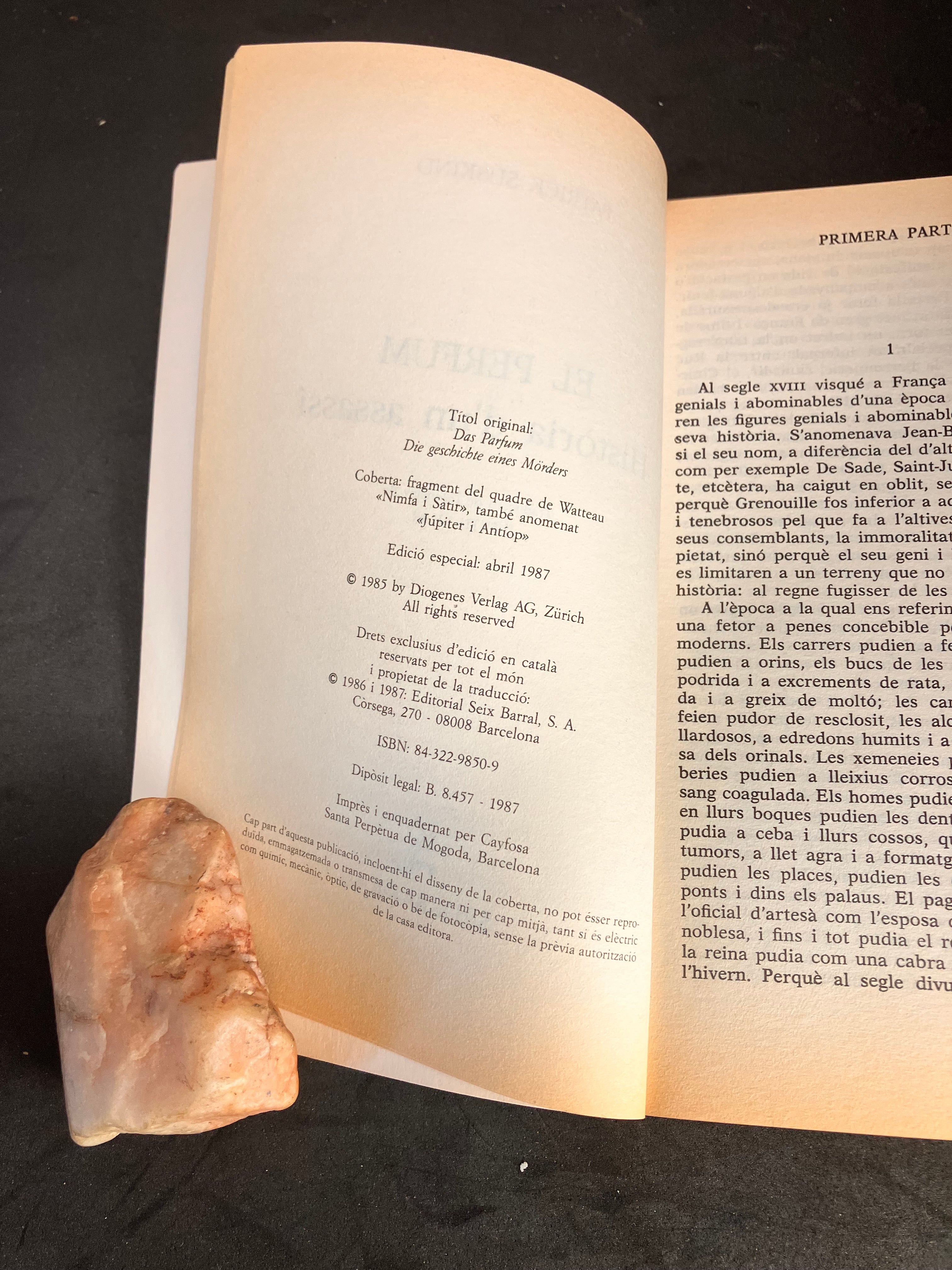 El perfum – Patrick Süskind (Seix Barral, edición especial en catalán, 1987)