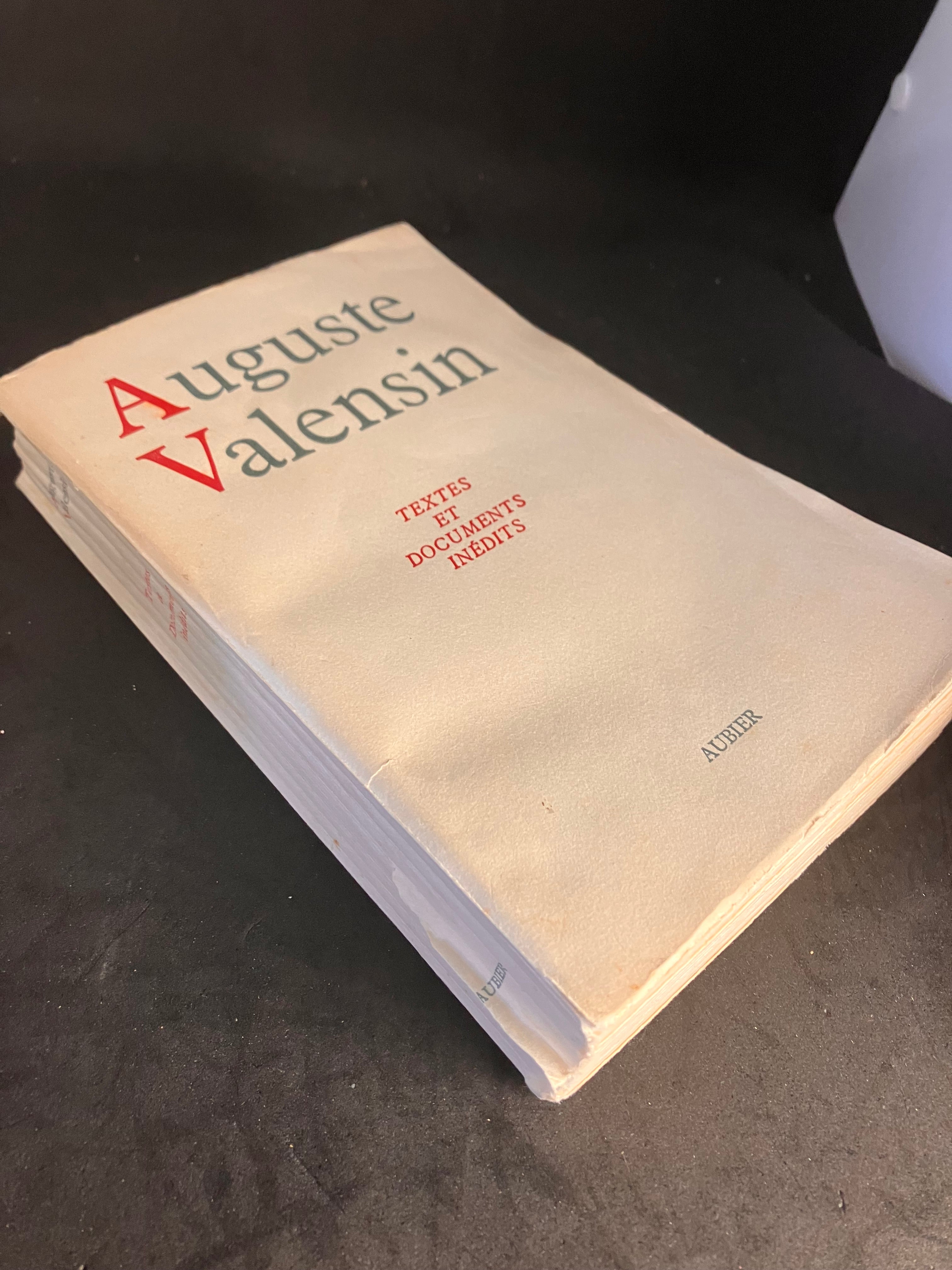 Auguste Valensin – Textes et documents inédits (1961)