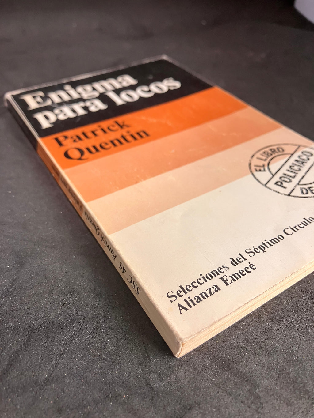 Lot de 4 romans policiers vintage – El Libro Policiaco de Bolsillo (Alianza / Emecé, 1976–1977)