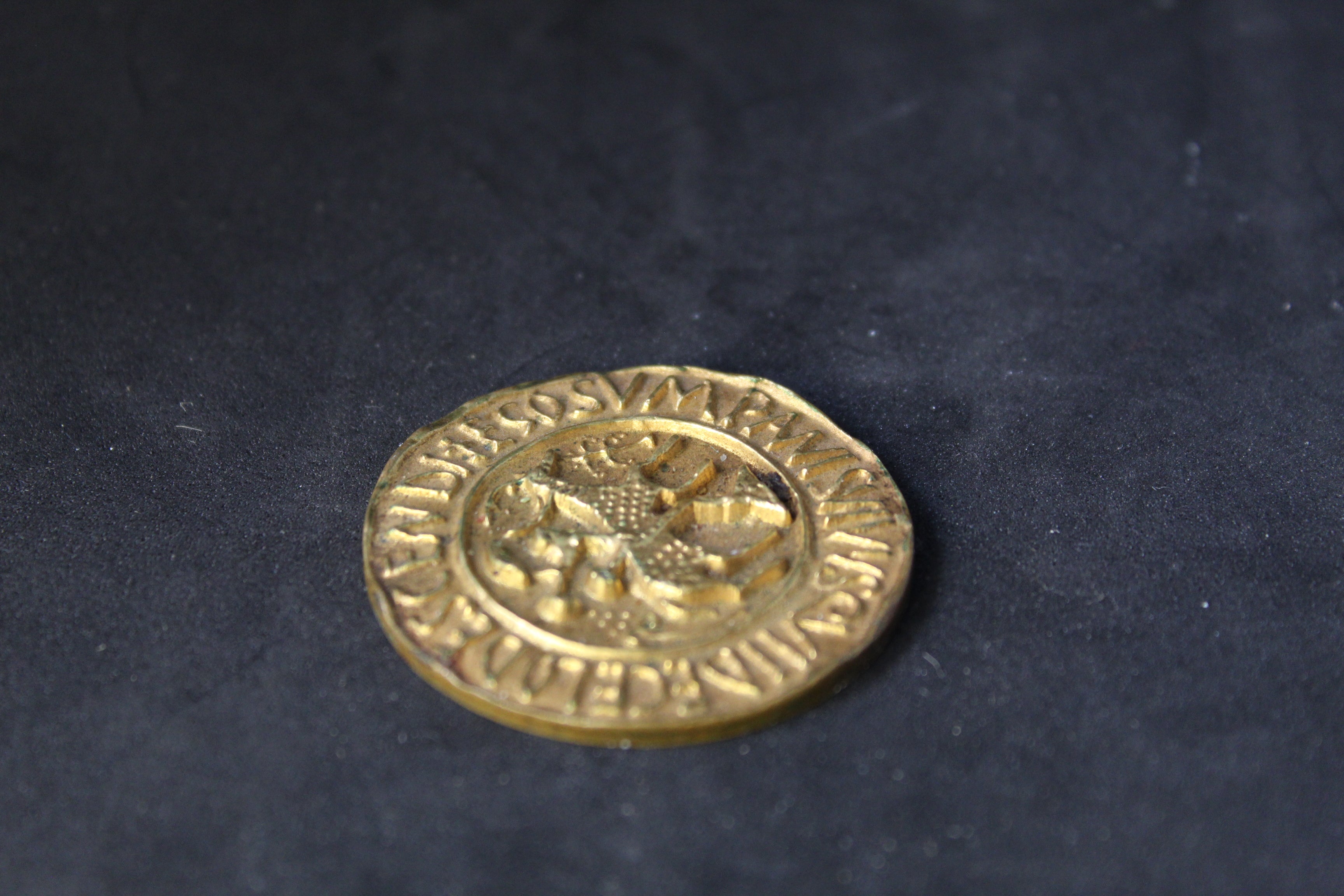 Médaille commémorative en bronze – reproduction d’un sceau médiéval (1967)