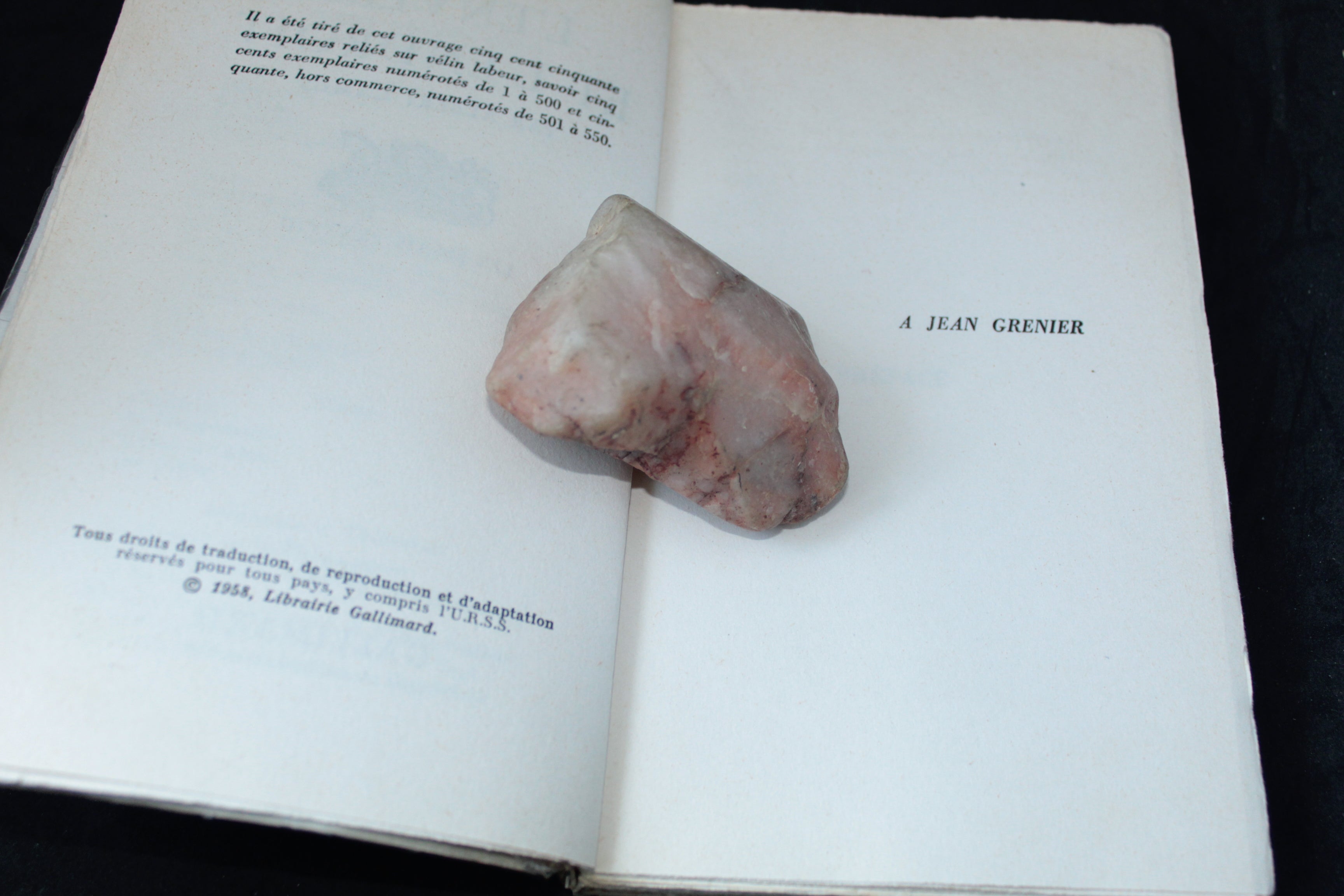 Albert Camus – L’Envers et l’Endroit – Gallimard, Les Essais LXXXVIII