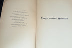 Jules Romains – Vorge contre Quinette (Les Hommes de bonne volonté XVII) – Édition originale Flammarion
