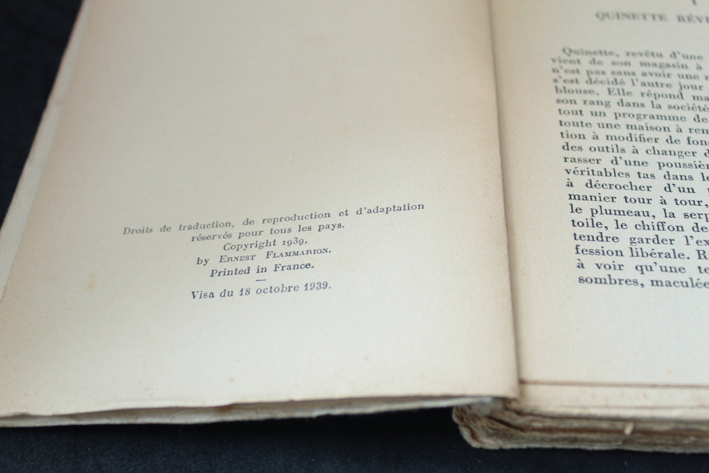 Jules Romains – Vorge contre Quinette (Les Hommes de bonne volonté XVII) – Édition originale Flammarion