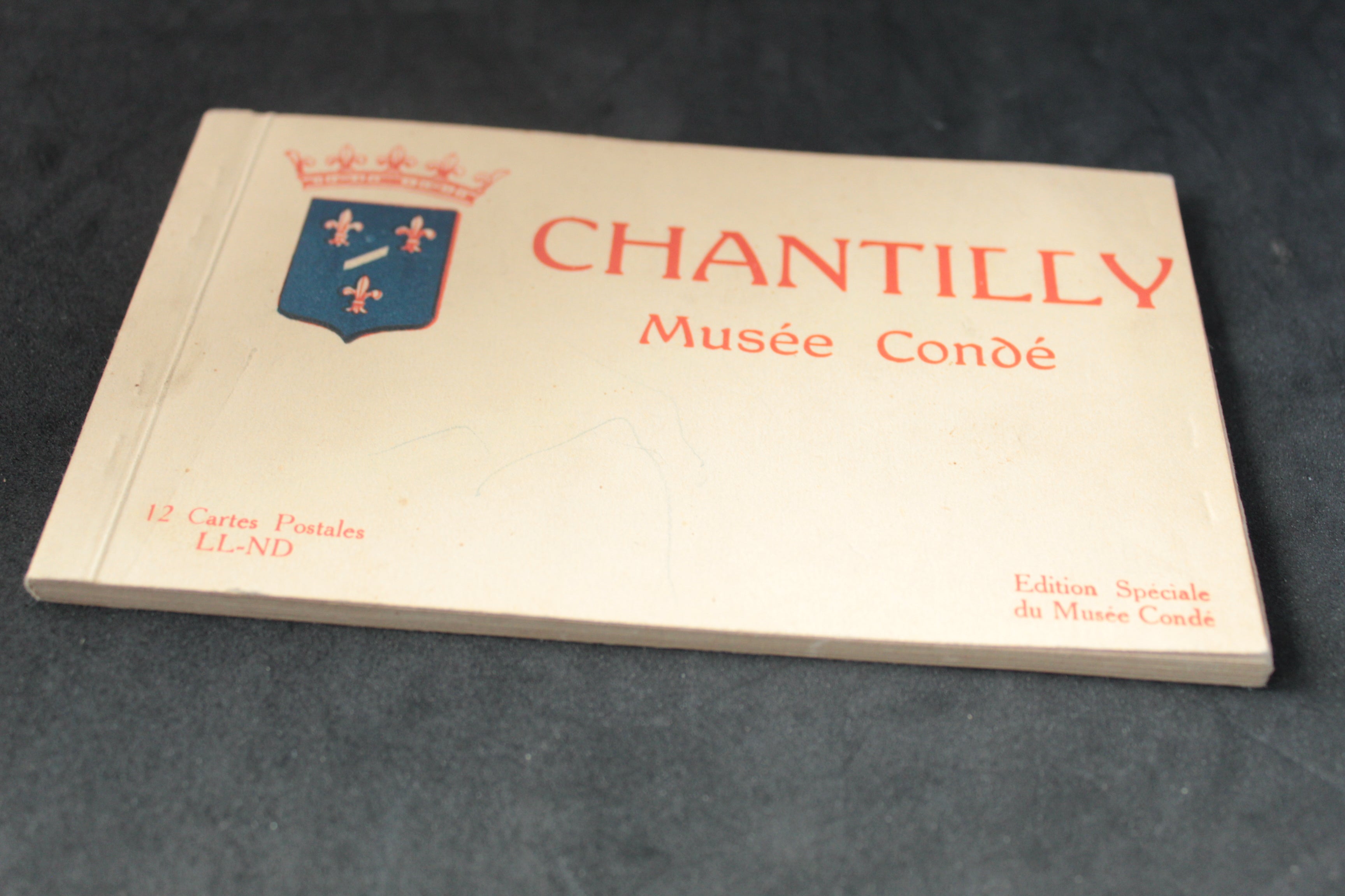 Carnet ancien – 12 cartes postales du Musée Condé (Chantilly) – LL-ND
