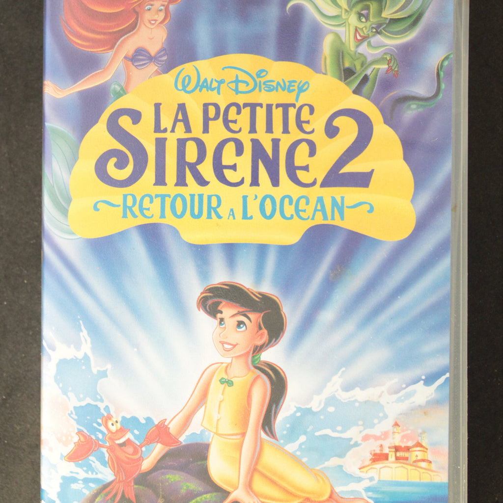 VHS Disney – La Petite Sirène 2 : Retour à l’Océan (2000, édition française RTL, Buena Vista)