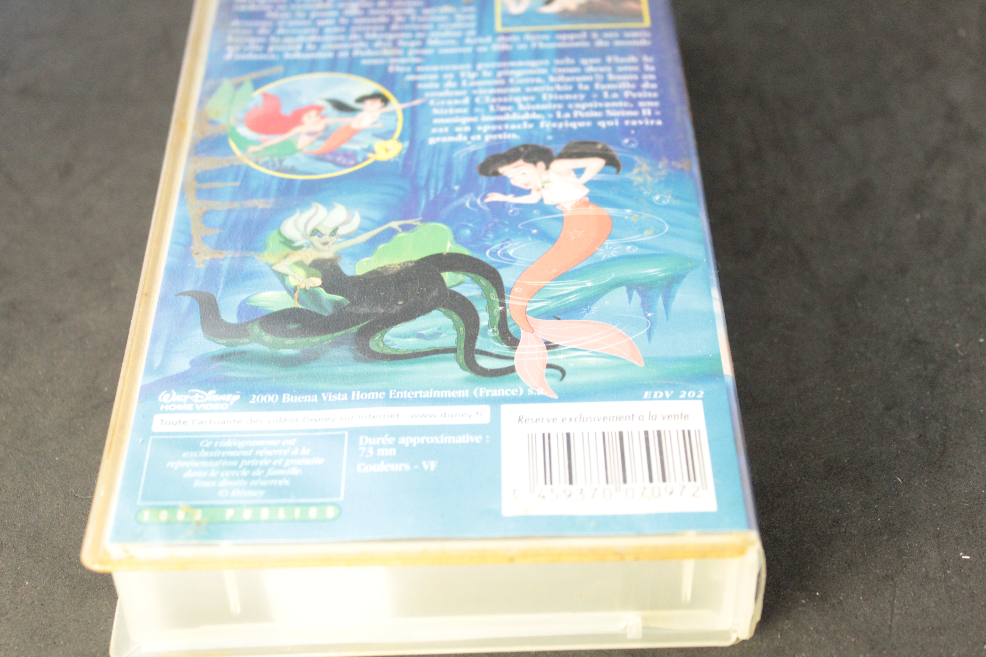 VHS Disney – La Petite Sirène 2 : Retour à l’Océan (2000, édition française RTL, Buena Vista)