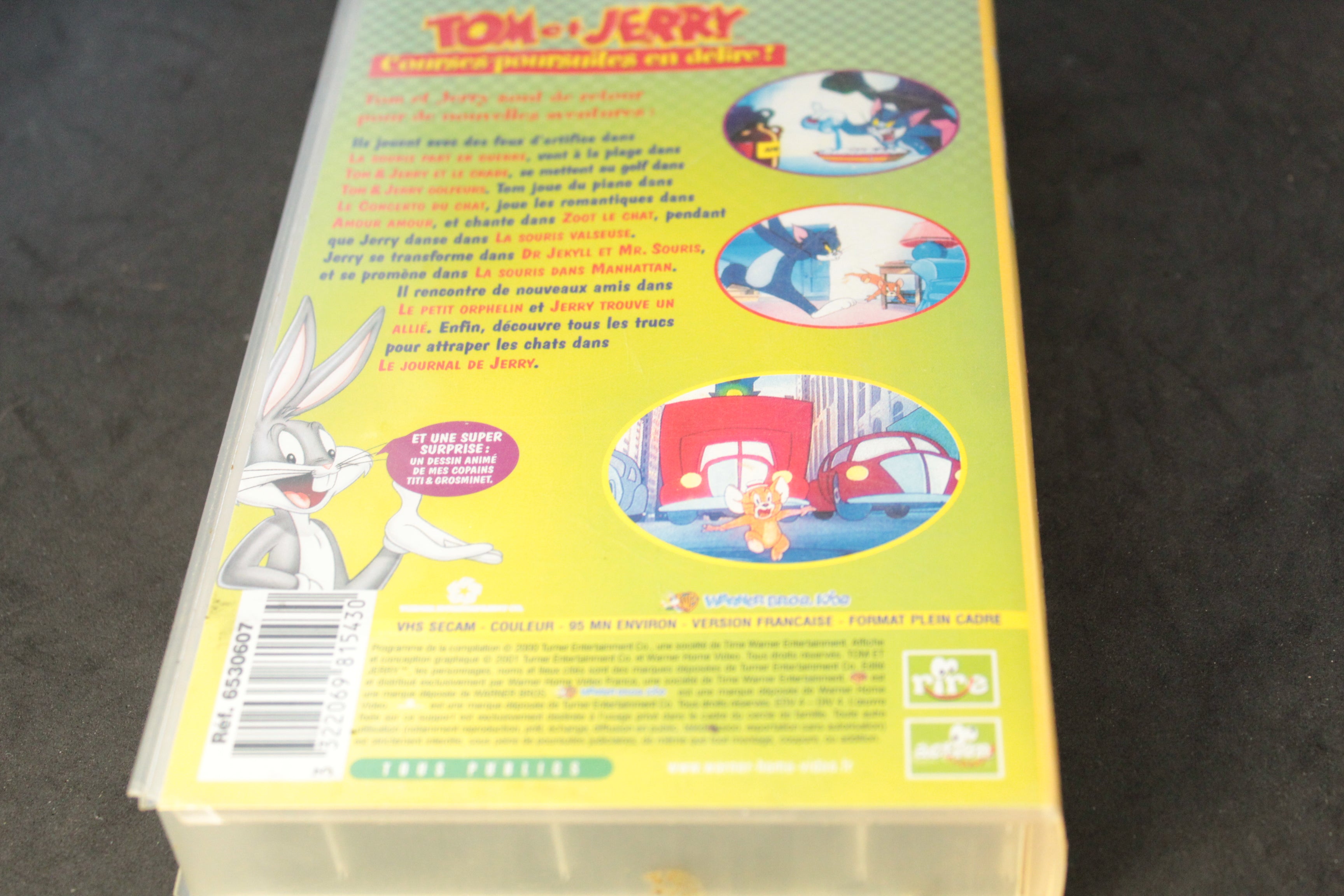 VHS Tom et Jerry – Courses-poursuites en délire (1995, Warner Bros Kids)