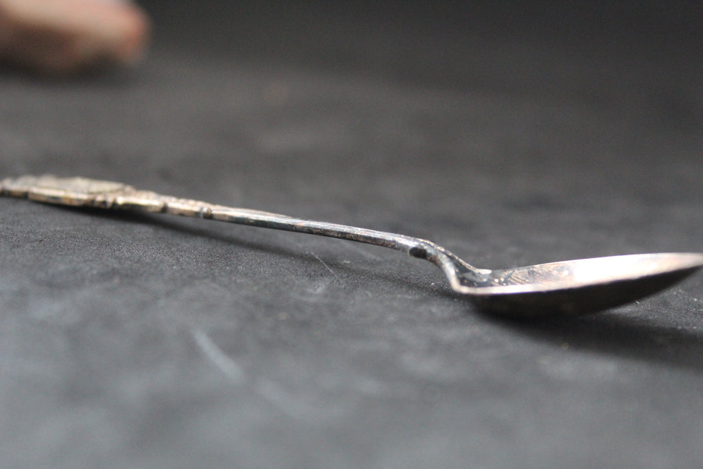 Cuillère souvenir ancienne FOUESNANT (Bretagne) – Aigle héraldique