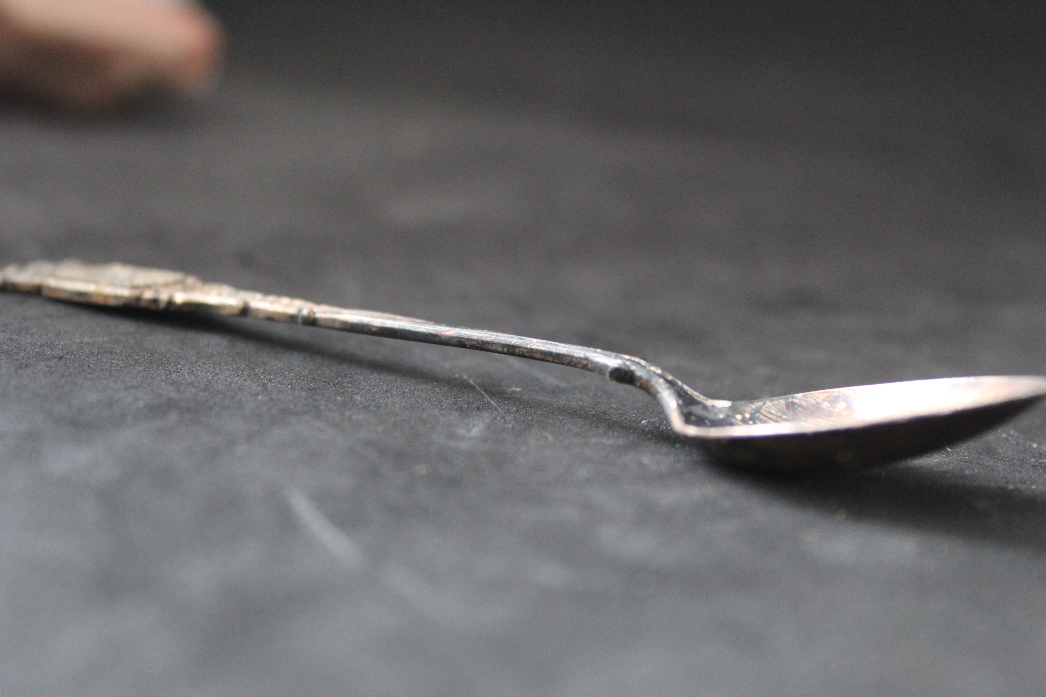 Cuillère souvenir ancienne FOUESNANT (Bretagne) – Aigle héraldique