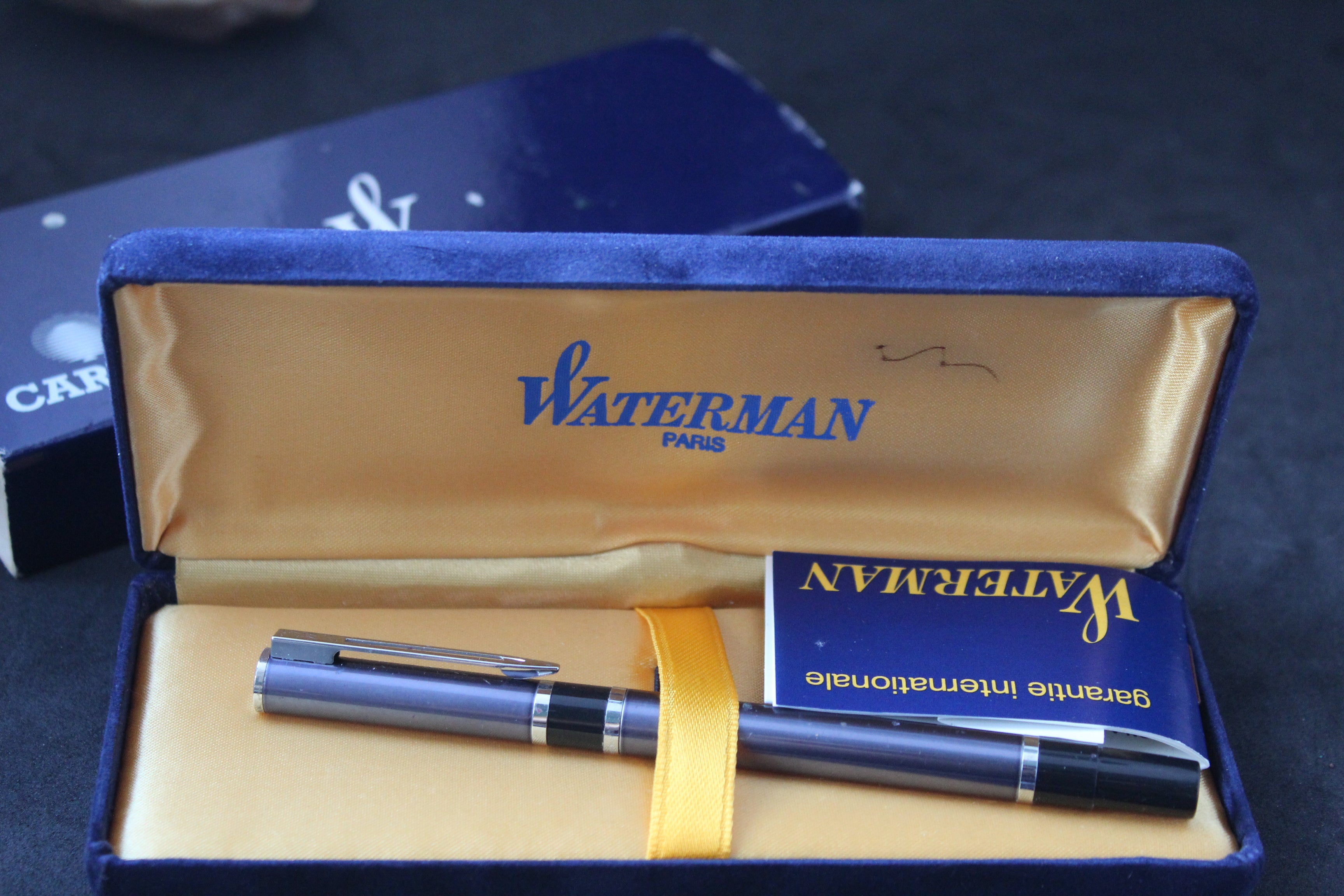 Stylo Waterman Paris avec Coffret en Velours – Edition CARDIF