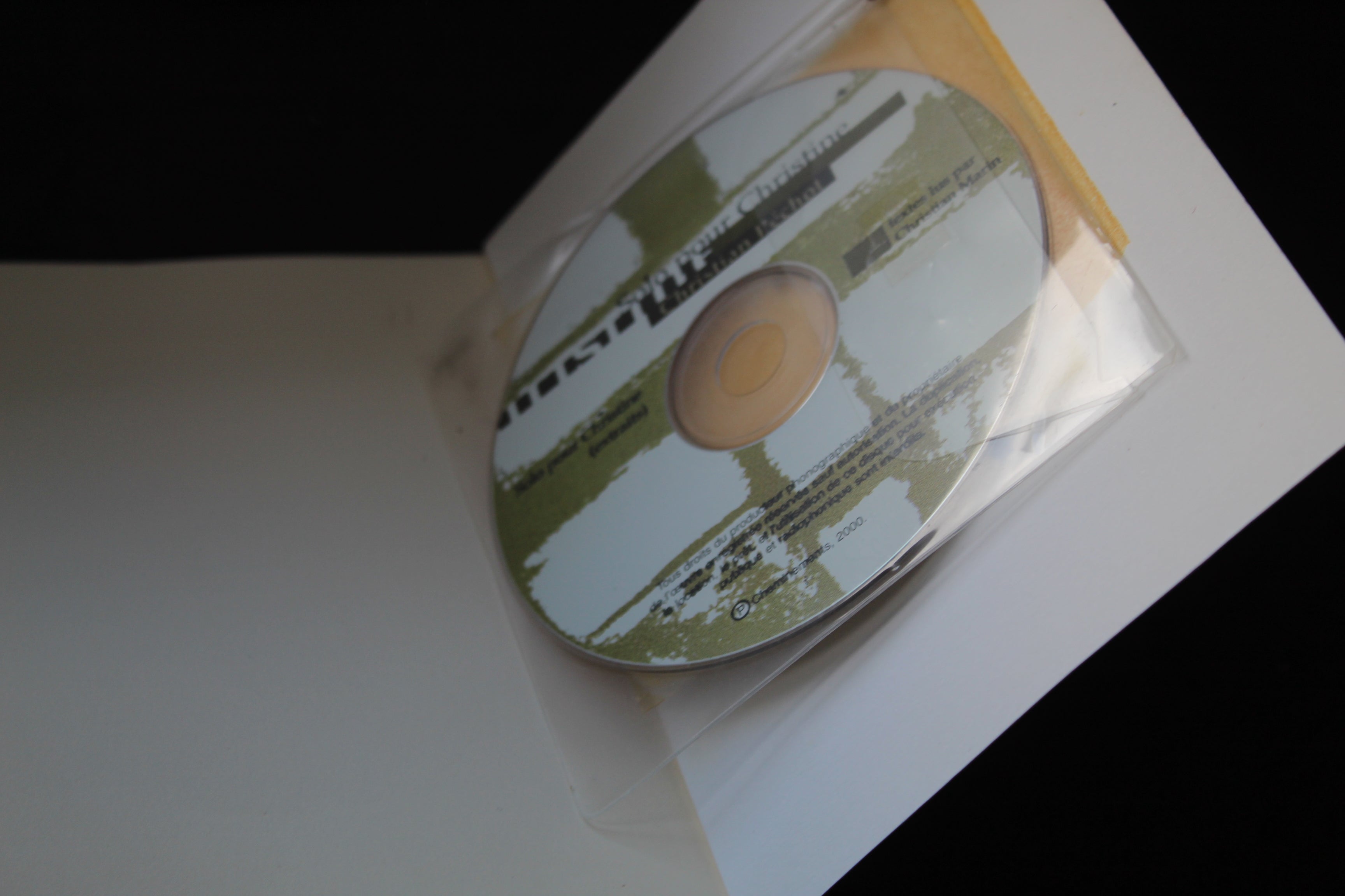 Solo pour Christine – Christian Péchot (Éd. Cheminements, 2000) + CD audio