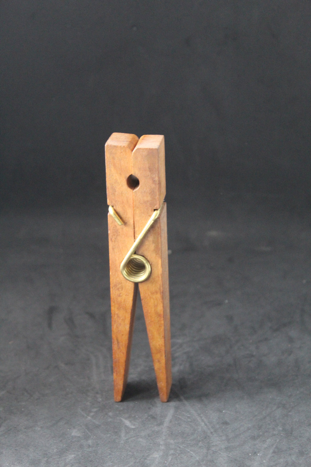 Pince à linge géante décorative en bois massif