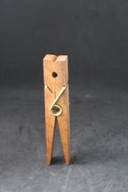 Pince à linge géante décorative en bois massif