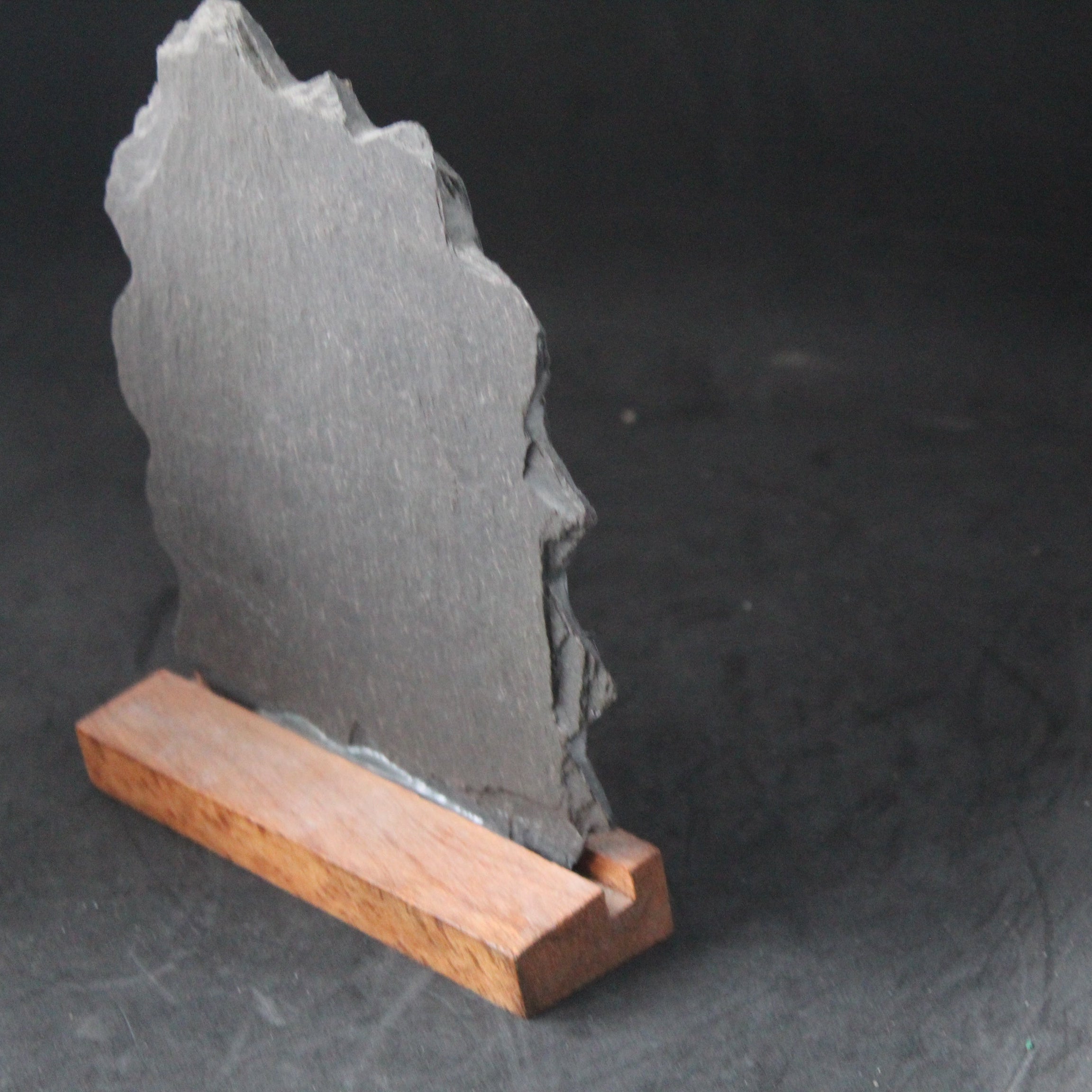 Peinture artisanale sur ardoise – Savoie – avec thermomètre