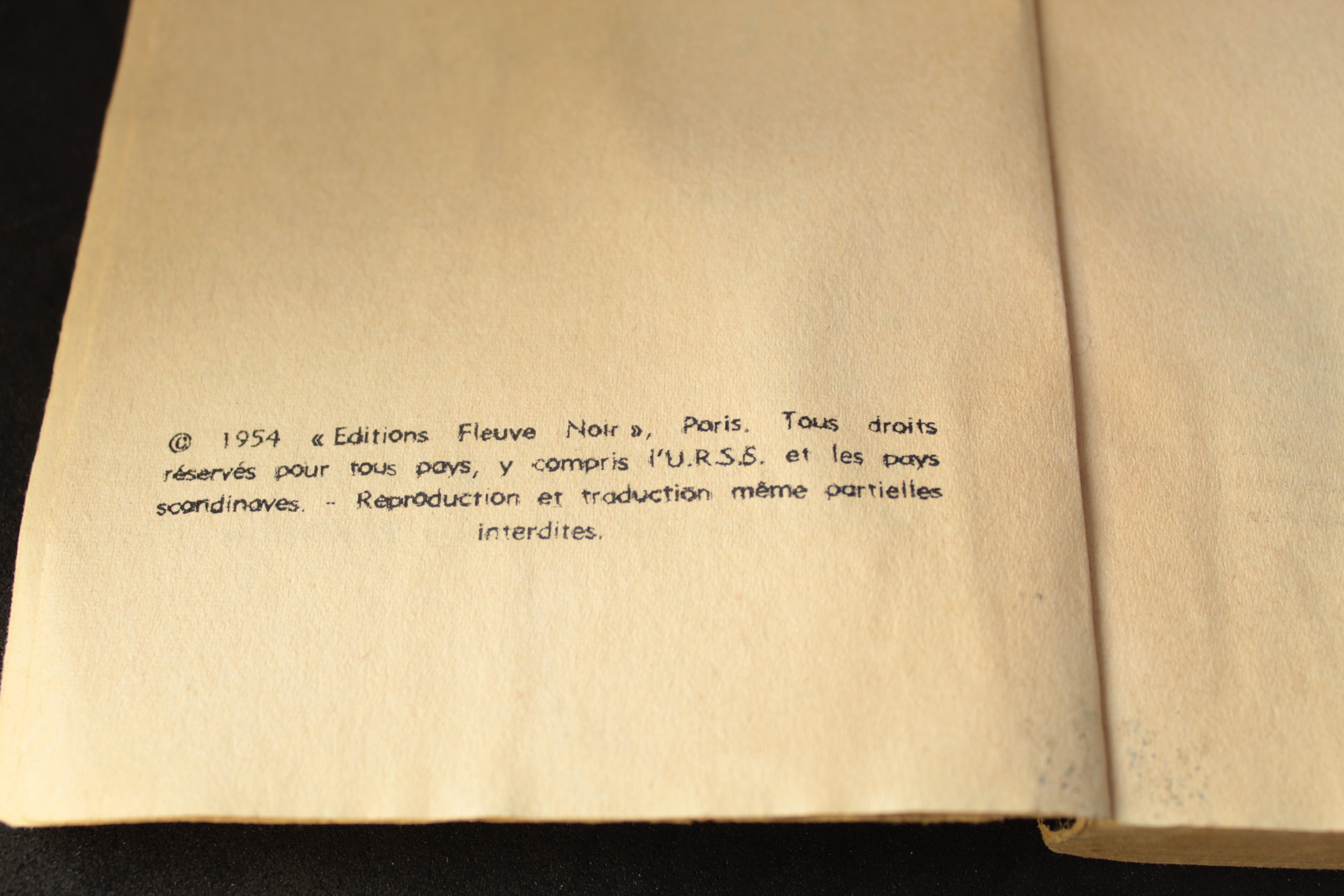 San-Antonio – Des clientes pour la morgue (Éditions Fleuve Noir, 1954)