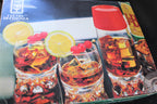 Service à cocktail vintage Galassia – I Vetri di Fidenza (Italie, années 80)