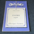Zaïre – Voltaire | Tragédie classique | Édition Classiques Larousse 1956