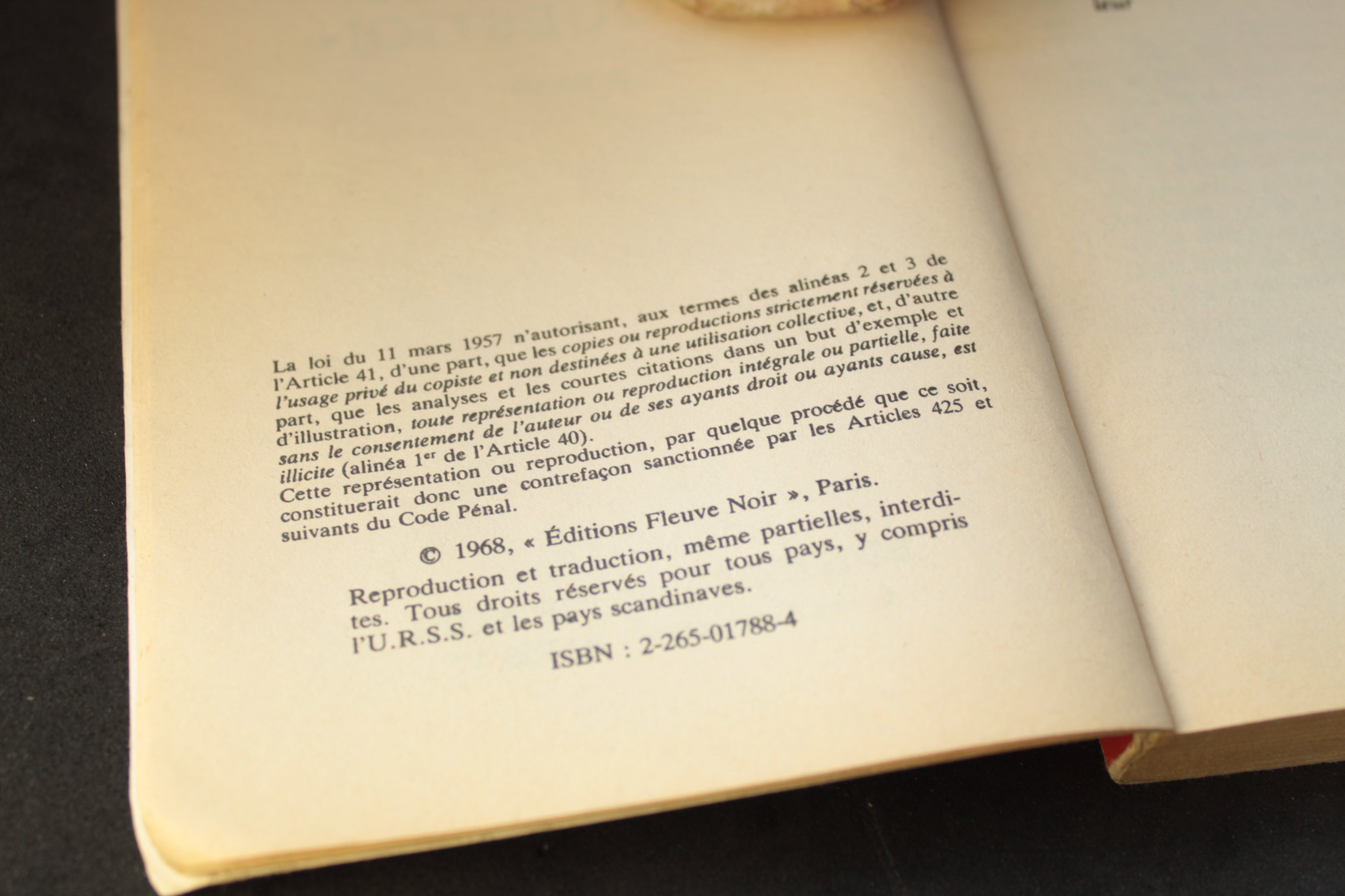 San-Antonio – Zéro, s’y j’étais (Frédéric Dard) – Fleuve Noir 1968 – Polar français vintage